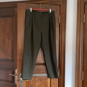 Aritzia Babaton Vogue Trousers- Olive Green
